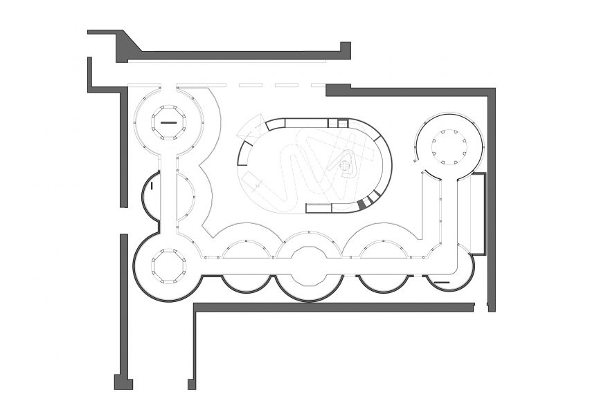 Plan of the exhibition space