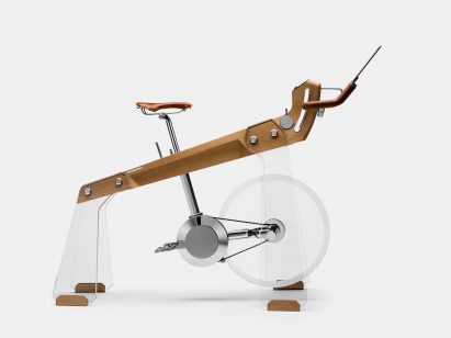 Side view of Fuoripista bike by Elite and Adriano Design