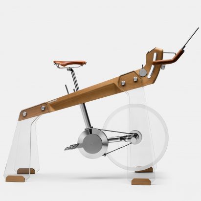 Side view of Fuoripista bike by Elite and Adriano Design
