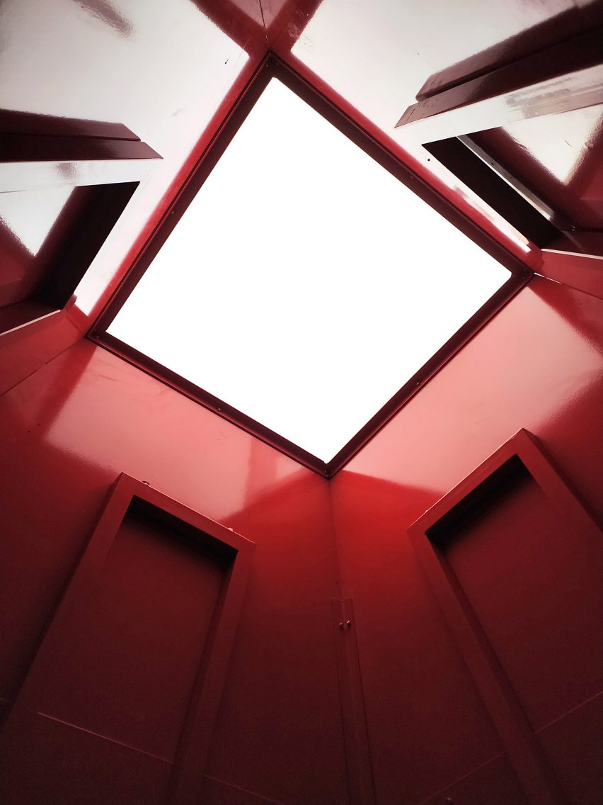 A skylight in the En Passant pavilion