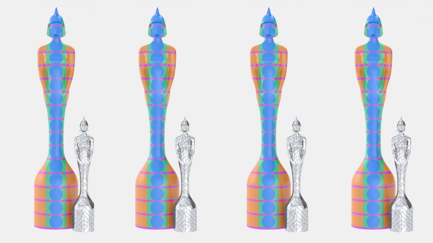 BRIT Award trophies by Es Devlin and Yinka llori