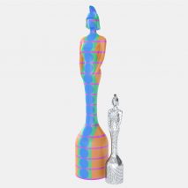 BRIT Award trophies by Es Devlin and Yinka llori