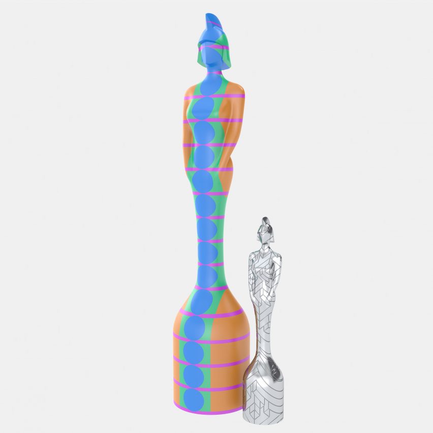 BRIT Award trophies by Es Devlin and Yinka llori