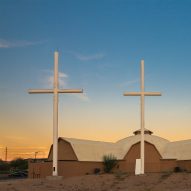 Cell tower crosses