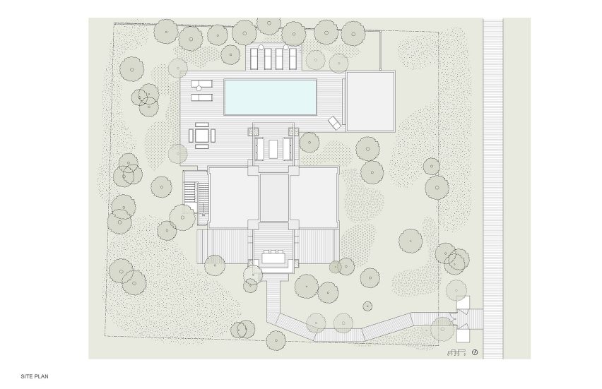 Plans for Fire Island House by Andrew Franz