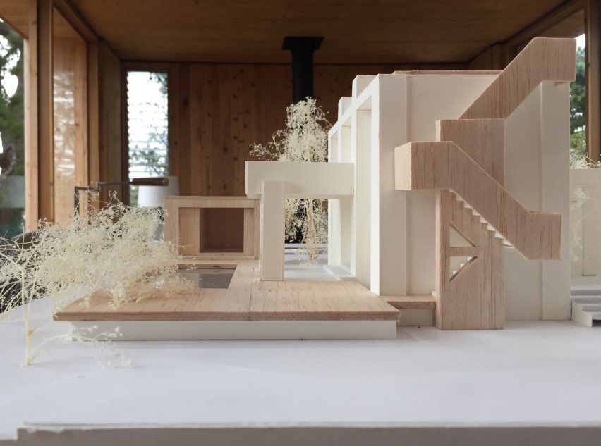 Plans for Fire Island House by Andrew Franz