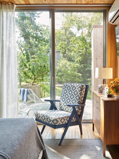 Interior of Fire Island House refurbishment
