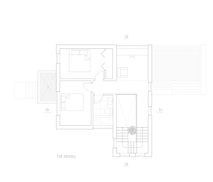 First storey floor-plan