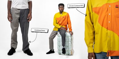 Intricate combined shirt and combined pants from Fixing Fashion collection