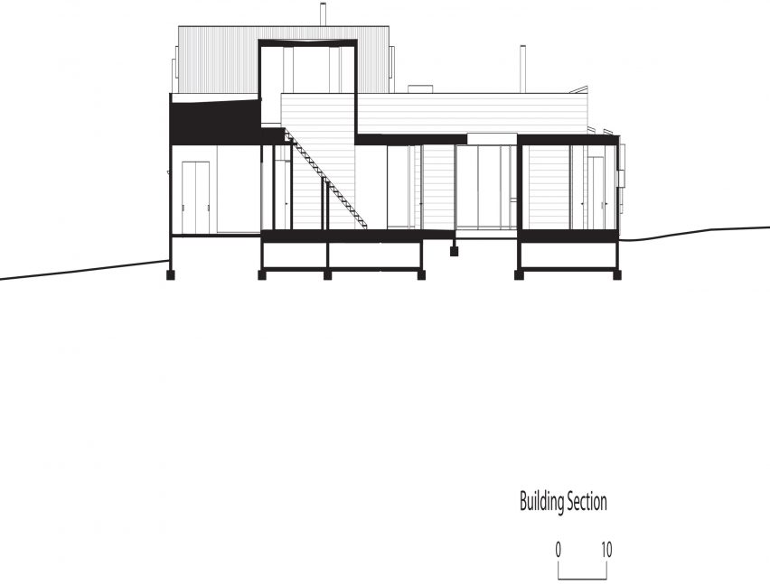 Plans for Forest House by Faulker Architects