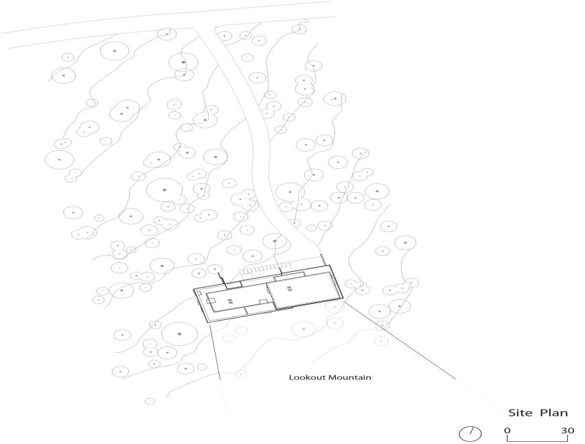 Plans for Forest House by Faulker Architects