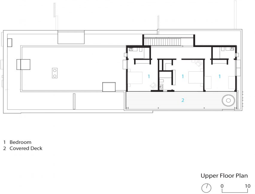 Plans for Forest House by Faulker Architects