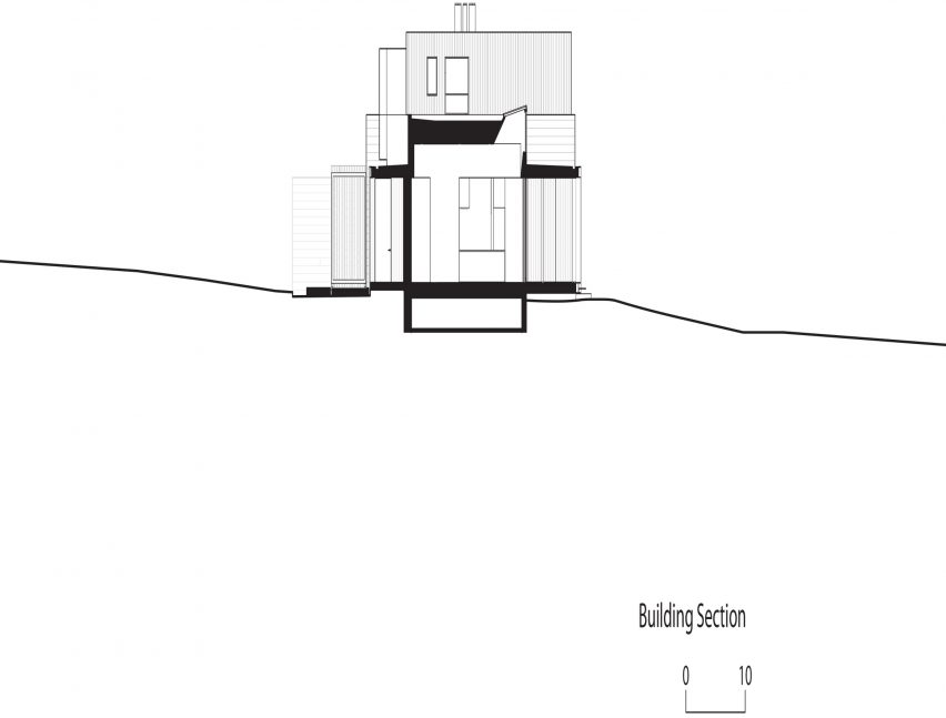 Plans for Forest House by Faulker Architects