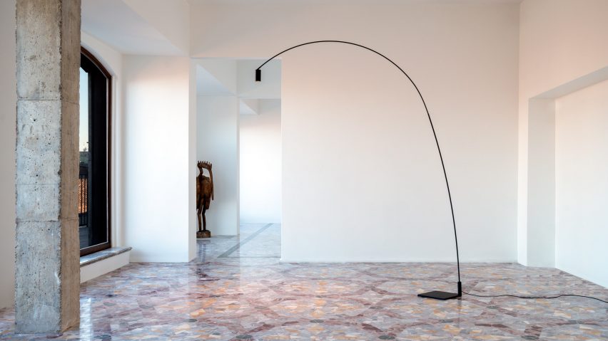 Fox floor lamp by Bernhard Osann for Nemo