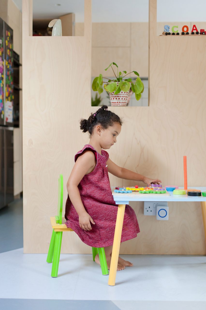 A child's play area