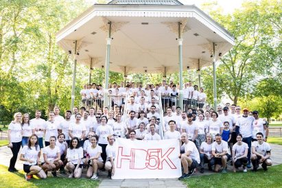 Runners from the HD5K charity run in 2019