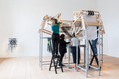 Seamless Loom by Hella Jongerius in use