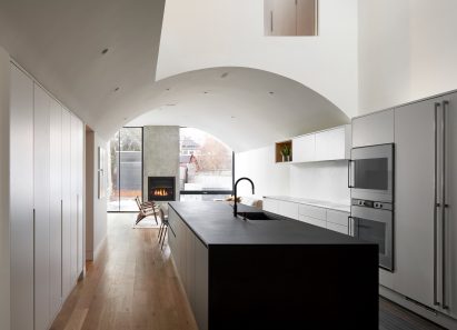High Park Residence has vaulted ceilings