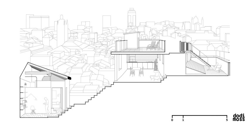 Section two of House for a Sea Dog in Genoa by Dodi Moss