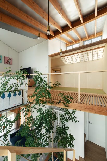 The wooden interiors of Margin House