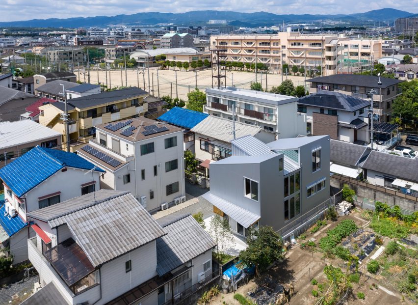 The exterior of Margin House in Japan