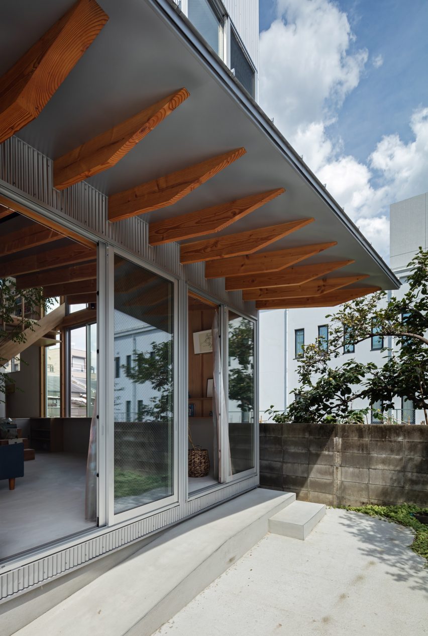 The exterior of Margin House in Japan