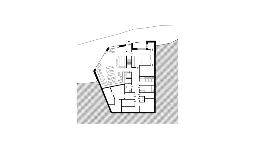 Lower ground floor plan, Ibex Museum St Leonhard