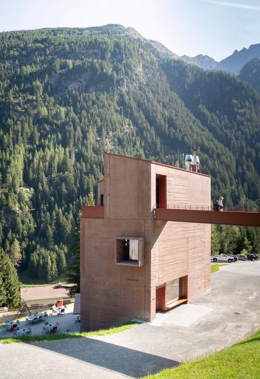 Facade of Ibex Museum St Leonhard by Daniela Kröss and Rainer Köberl