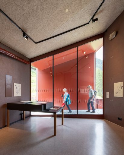 Top floor of Ibex Museum St Leonhard by Daniela Kröss and Rainer Köberl