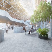 Innovation Hub for Renfe designed by Borja Esparza Pamplona as part of his masters at IE University