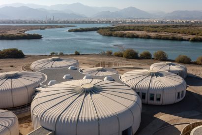 Concrete pods in Sharjah