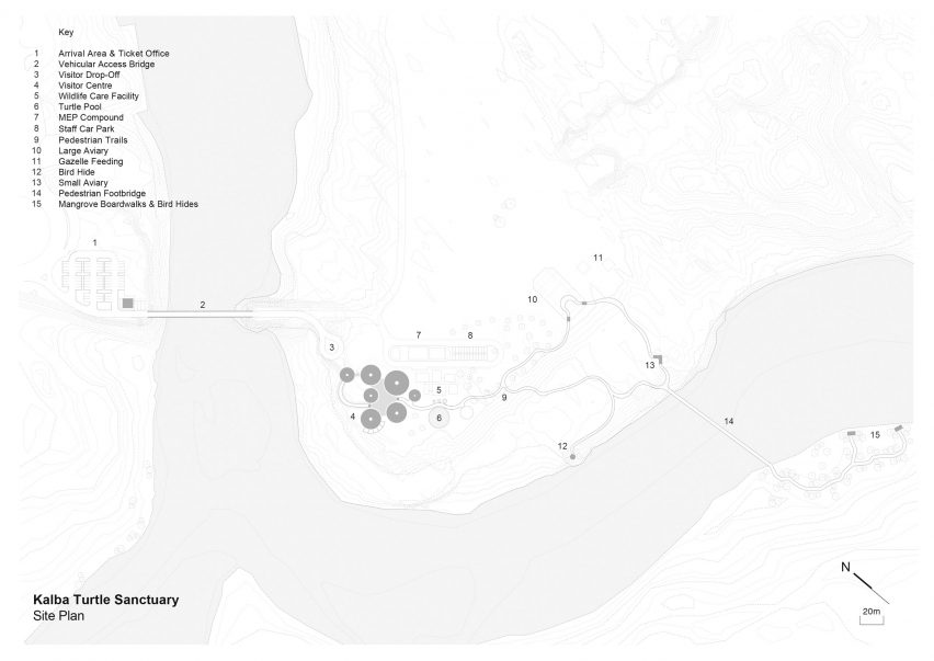 Khor Kalba Turtle Wildlife Sanctuary by Hopkins Architects