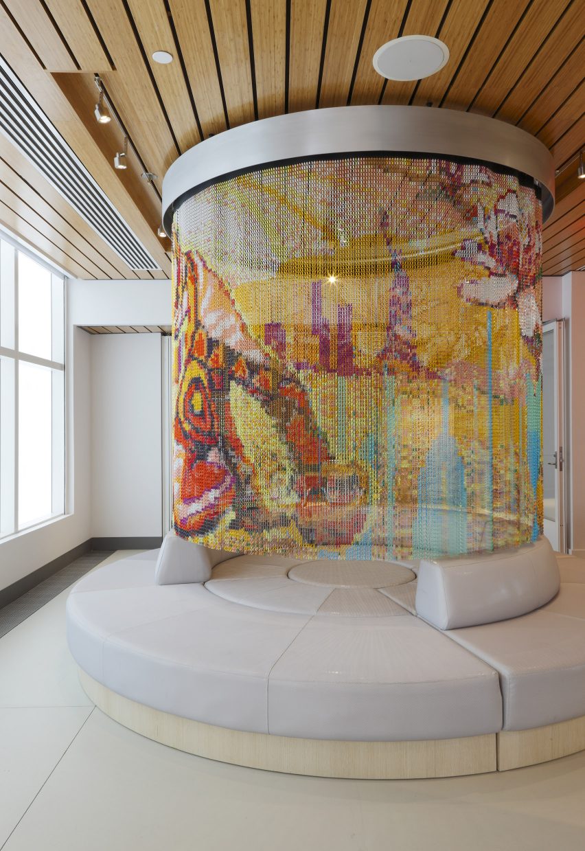 Kriskadecor installed at YOTEL New York by Softroom and Rockwell Group