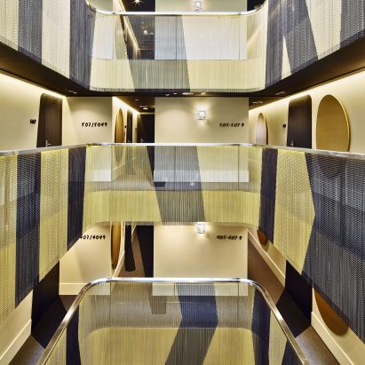 Kriskadecor installed at Vincci Gala Hotel by TBI Architecture