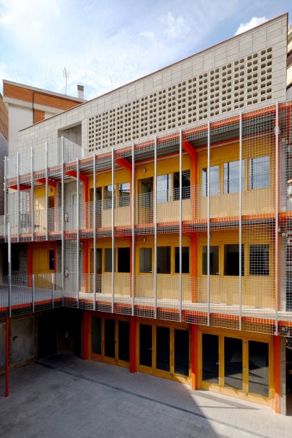 A converted 20th-century factory in Barcelona