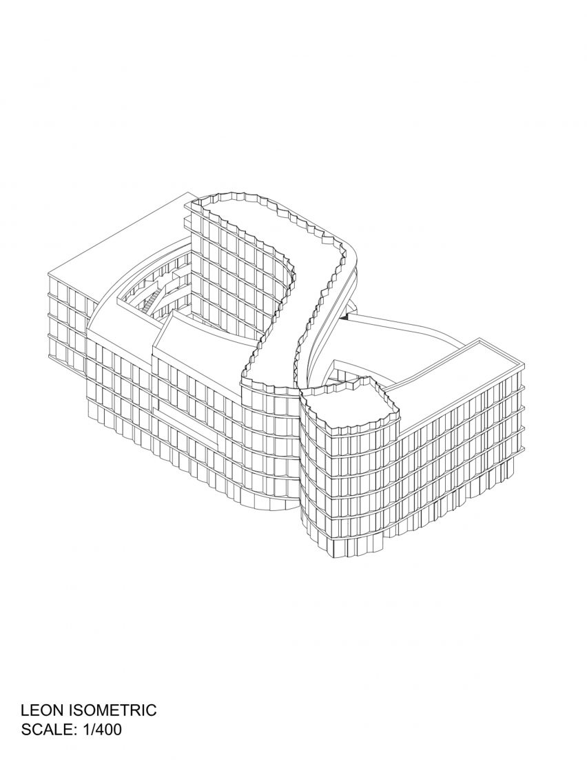Las Americas architectural drawing
