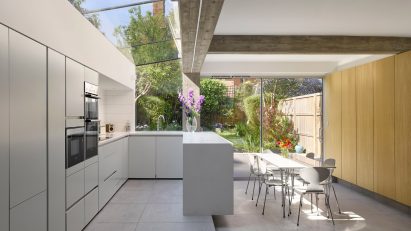 Kitchen in Tibur House by Paul Archer Design