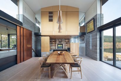 Great dining hall in Scottish house