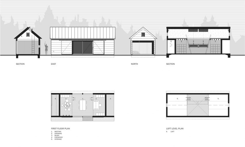 Long Studio plans
