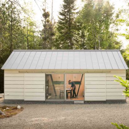 Maine studio 30X40 Design Workshop builds own home office