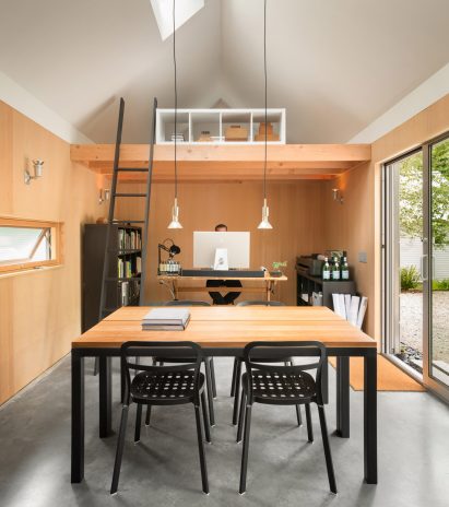 Interior of Long Studio by 30X40 Design Workshop