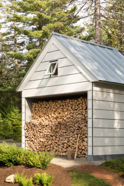 Firewood store in architects' studio