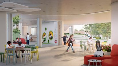 A visual of a lower school classroom