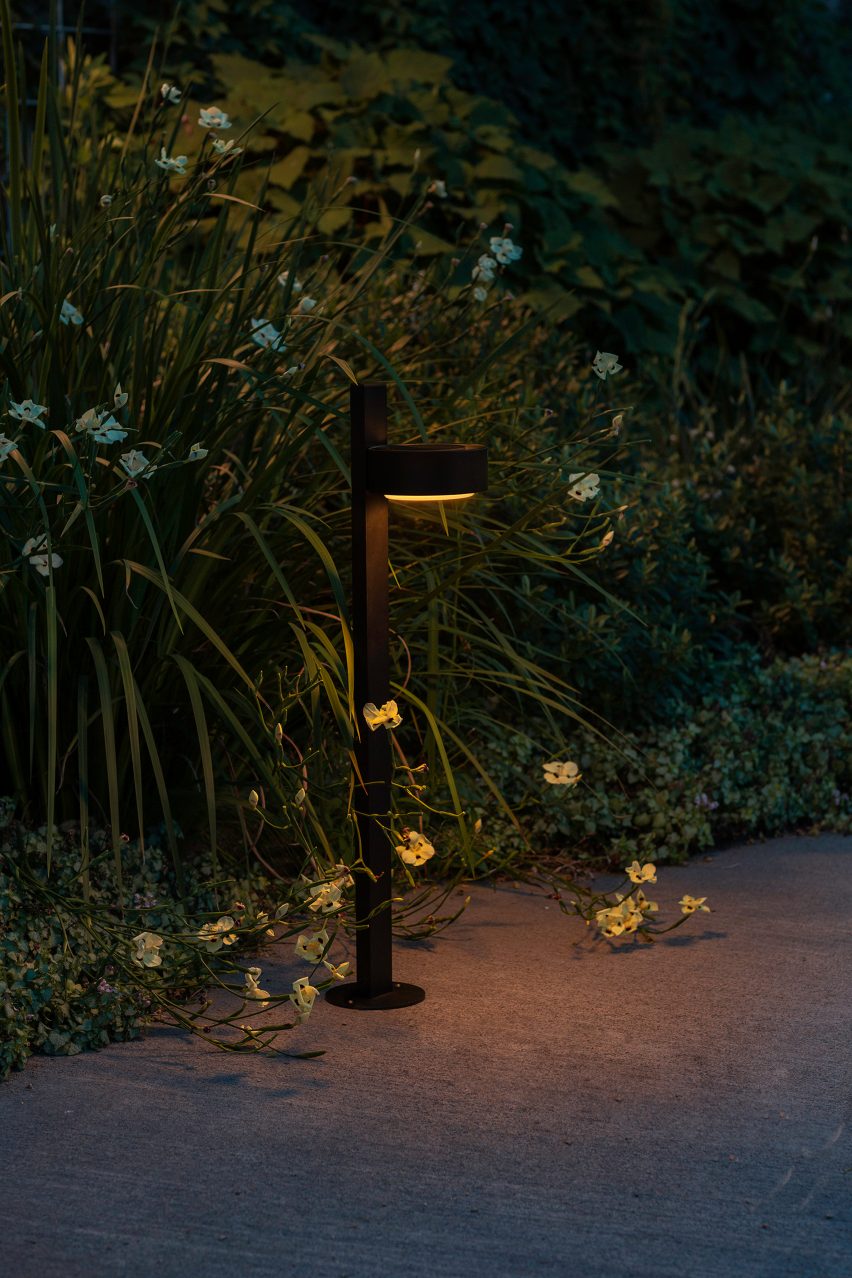 Outdoor bollard by Joan Gaspar for Marset