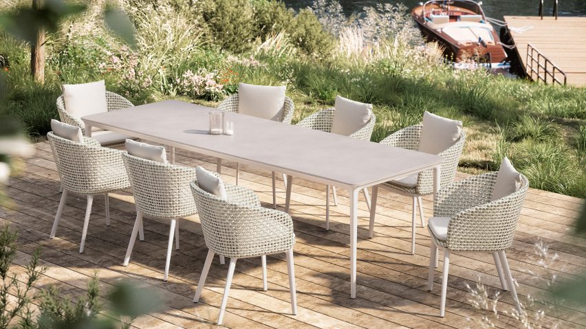 Chairs on terrace