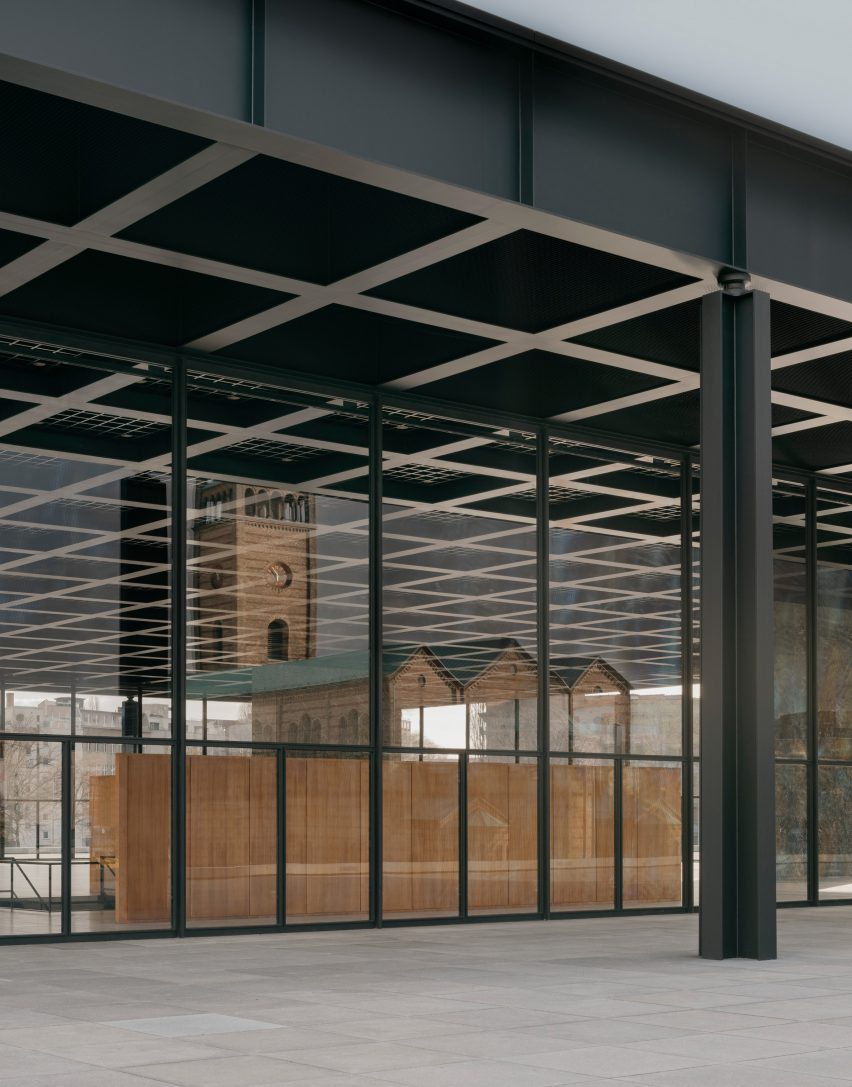 The exterior of the Neue Nationalgalerie