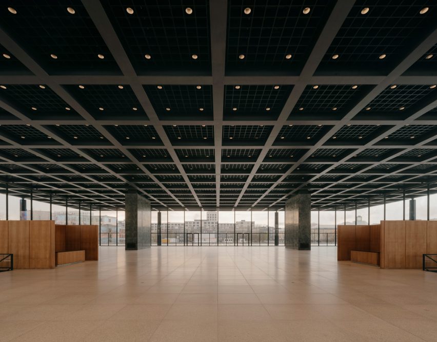 Inside the Neue Nationalgalerie