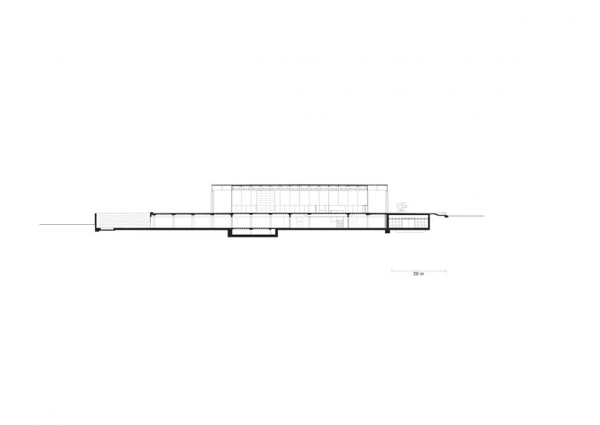 Section of the Neue Nationalgalerie