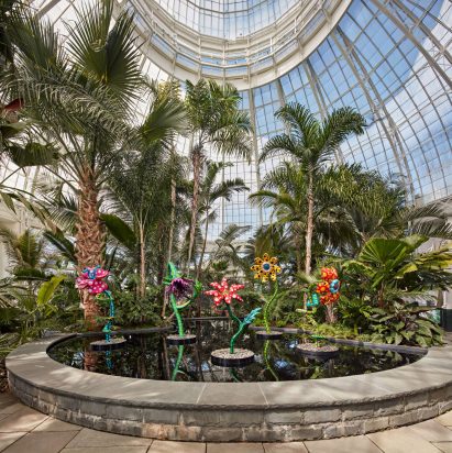 My Soul Blooms Forever in the conservatory of the New York Botanical Garden