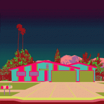 NFT artwork being sold with physical house in California